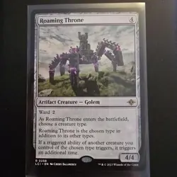 Wizards Magic: The Gathering Roaming Throne Artifact Creature Rare LC1 #258 - Image 1