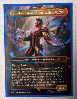 Magic The Gathering - Custom Iron Man Commander Deck - Blue & Red - Artifacts - Image 1