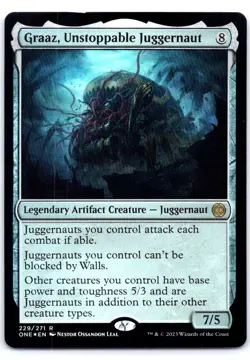 Phyrexia: All Will Be One #229 Graaz, Unstoppable Juggernaut Foil - Image 1