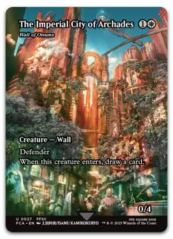 The Imperial City of Archades - Wall of Omens (Showcase) #27 NM Final Fantasy - Image 1