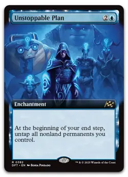 Unstoppable Plan (Extended Art) #382 (NM) Aetherdrift DFT Magic MTG - Image 1
