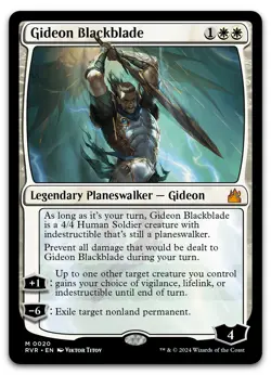 Gideon Blackblade #20 (NM) Ravnica Remastered RVR Magic MTG - Image 1