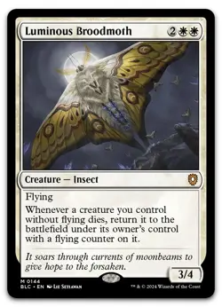 Luminous Broodmoth #144 (NM) Bloomburrow BLC Magic MTG - Image 1