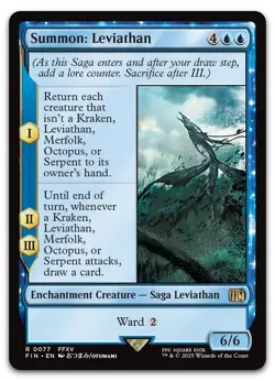 Summon: Leviathan #77 (NM) Final Fantasy FIN Magic MTG - Image 1