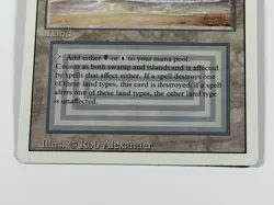 Underground Sea Magic The Gathering MTG Revised Edition Dual Land Very Clean - Image 5