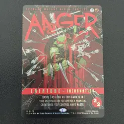 Anger FOIL MTG TMNT Secret Lair - Image 1