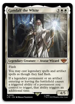 Gandalf the White #19 (NM) Lord of the Rings LTR Magic MTG - Image 1