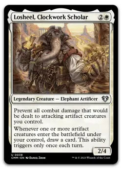 Losheel, Clockwork Scholar #38 (NM) Commander Masters CMM Magic MTG - Image 1