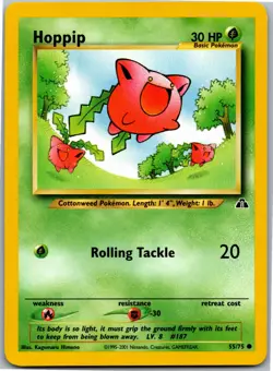 Hoppip - Neo Discovery 55/75 - Common - NM Pokemon TCG - Image 1