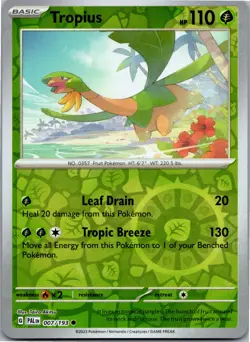 Tropius - SV02: Paldea Evolved 007/193 - Common - NM Pokemon TCG - Image 1