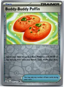 Buddy-Buddy Poffin - SV: Prismatic Evolutions 101/131 - Uncommon - NM Pokemon TC - Image 1