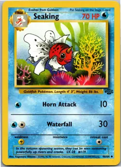 Seaking - Jungle 46/64 - Uncommon - NM Pokemon TCG - Image 1