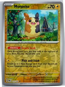 Morpeko - SV06: Twilight Masquerade 072/167 - Uncommon - NM Pokemon TCG - Image 1