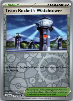 Team Rocket's Watchtower - SV10: Destined Rivals 180/182 - Uncommon - NM Pokemon - Image 1