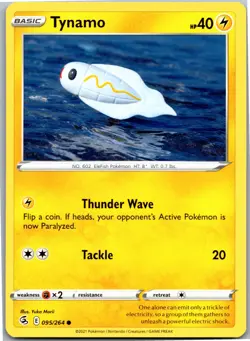 Tynamo - SWSH08: Fusion Strike 095/264 - Common - NM Pokemon TCG - Image 1