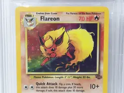 POKEMON JUNGLE UNLIMITED 3A FLAREON HOLO BGS 9 NICE!!!!!! - Image 2