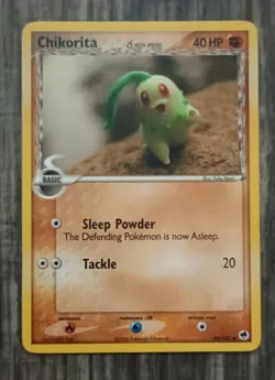 Chikorita 44/101 Dragon Frontiers Regular LP 2007 Pokemon TCG - Image 1