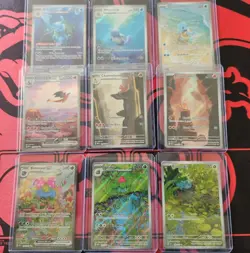 Pokemon TCG 151 EX Holo Lot - Blastoise, Charizard, Venusaur, Starters - 9 Cards - Image 1