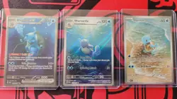 Pokemon TCG 151 EX Holo Lot - Blastoise, Charizard, Venusaur, Starters - 9 Cards - Image 2