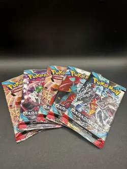 Pokemon TCG PARADOX RIFT BOOSTER 5 PACK LOT Factory Sealed - Image 1