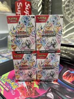 Pokemon TCG Prismatic Evolutions Factory Sealed Booster Bundle Lot Of 4 - Image 1