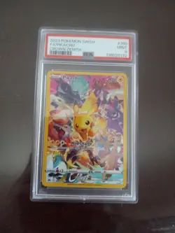 PSA 9 Pokemon Pikachu Crown Zenith Secret Rare 160/159 Alt Full Art SWSH 2023 MT - Image 1