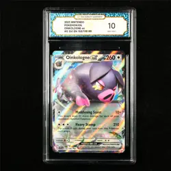 TQG 10 GEM MINT 2023 Pokemon ENG Oinkologne ex 158/198 RR - Image 1