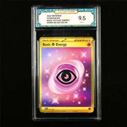 TQG 9.5 MINT+ 2023 Pokemon ENG Basic Psychic Energy 207/165 HR - Image 1