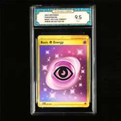 TQG 9.5 MINT+ 2023 Pokemon ENG Basic Psychic Energy 207/165 HR - Image 2