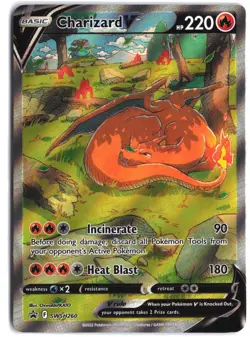 Charizard V SWSH260 Promo SWSH Black Star Pokemon - Image 1