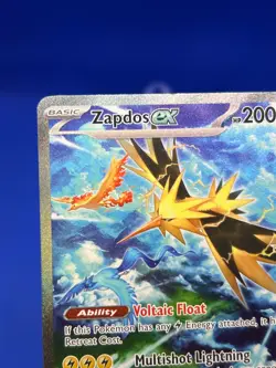 Pokemon Scarlet & Violet 151 Zapdos ex 202/165 Special Illustration Rare MP - Image 3