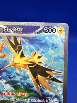 Pokemon Scarlet & Violet 151 Zapdos ex 202/165 Special Illustration Rare MP - Image 4