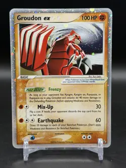 Groudon ex (EX Collector's Tins) 038 Nintendo Promo Holo Pokemon English LP - Image 1