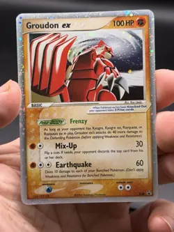 Groudon ex (EX Collector's Tins) 038 Nintendo Promo Holo Pokemon English LP - Image 3