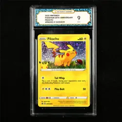 TQG 9 MINT 2020 Pokemon ENG Pikachu SWSH039 Promo - Image 1