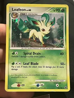 Pokemon - Leafeon 24/100 - Holo Rare - Diamond & Pearl: Majestic Dawn - Image 1