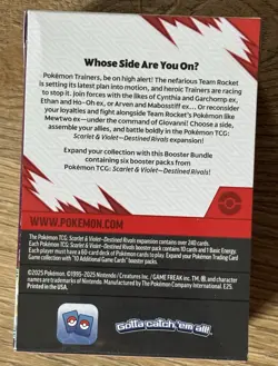 Destined Rivals Booster Bundle New/Factory Sealed Pokemon TCG - Image 2