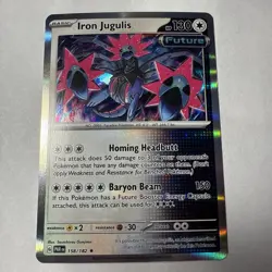 Pokemon Iron Jugulis #158/182 English Paradox Rift Holo Rare - Image 1