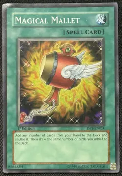Yugioh Magical Mallet 1st Edition Super Rare DP2-EN024 MP - Image 1