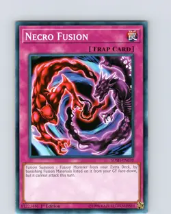 Yu-Gi-Oh TCG Necro Fusion SDSH-EN039 1st Edition Regular Common Card NM - Image 1