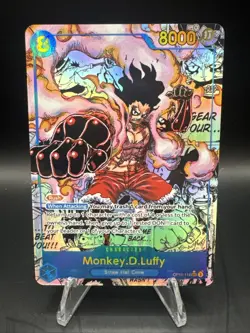 One Piece Monkey D. Luffy Snakeman Manga A fist of Divine Speed OP11-118 English - Image 1