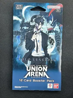 Union Arena Solo Leveling Sleeved Booster Pack English 19 Pack Lot - Image 1
