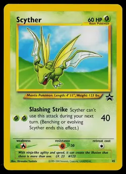 Pokemon Card - Scyther WOTC Black Star Promo 45 - Image 1