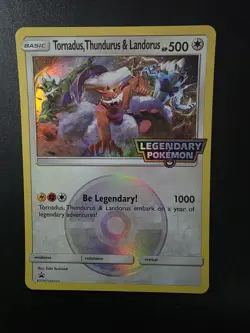 Pokemon TCG JUMBO Tornadus, Thundurus & Landorus Promo Card NM - Image 1