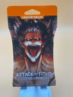 Attack on Titan Origins of Power 11 Card Blister Pack - UniVersus - Image 1