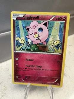 Jigglypuff 25/30 Pokemon XY Trainer Kit: Bisharp & Wigglytuff. RARE Card. NM 🔥 - Image 1