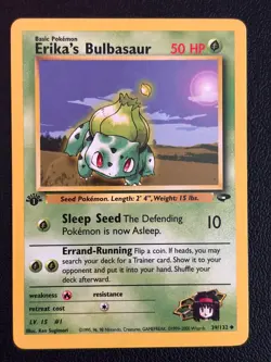 6x Pokemon Gym Challenge 1st Edition WOTC Cards - bulbasaur, pikachu, charmander - Image 2