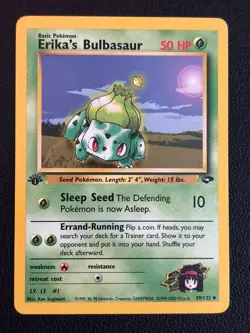 6x Pokemon Gym Challenge 1st Edition WOTC Cards - bulbasaur, pikachu, charmander - Image 4