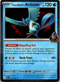 Team Rocket's Articuno - 051-182 (Cosmos Holo) - Miscellaneous Cards & Products - Image 1