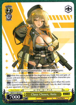 Class Clown, Anis - Nikke NIK/S117-E016 U - Weiss Schwarz TCG Card - Image 1